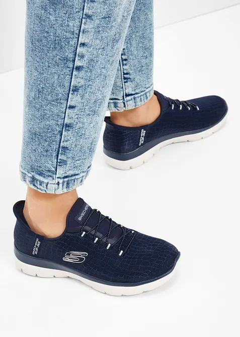 Slip-on-sneakers fr&aring;n Skechers, med memoryskum, Skechers