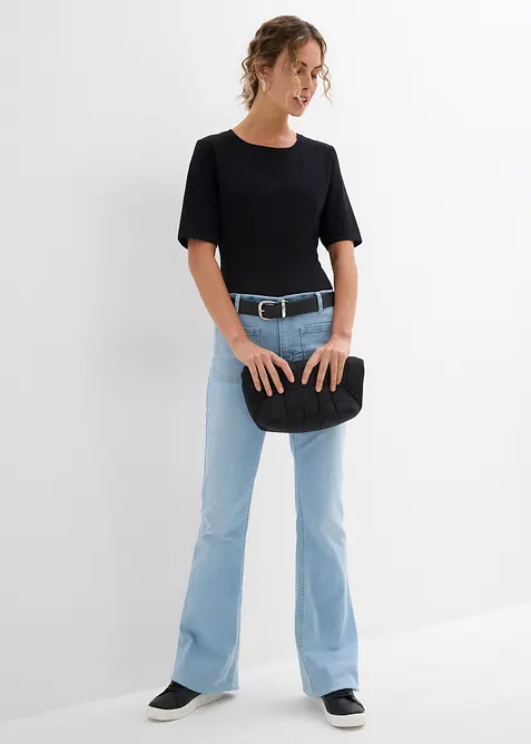 Kortärmad body (2-pack), bonprix