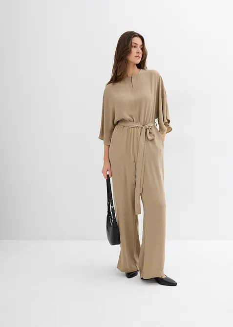 Jumpsuit med knytband, bonprix