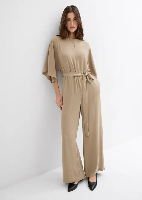 Jumpsuit med knytband, bonprix