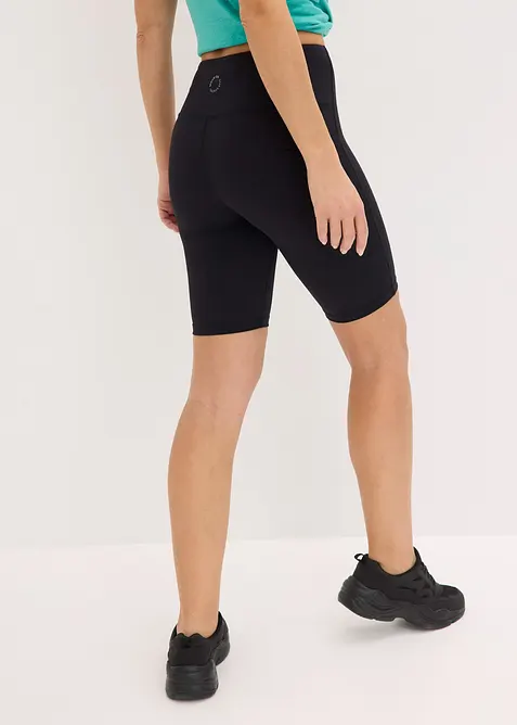 Cykelbyxa i funktionsmaterial med mobilficka, snabbtorkande, bonprix