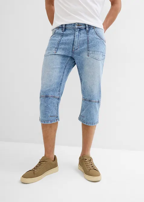 Regular Fit 3/4-Jeans, Straight, bonprix