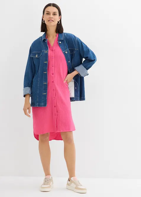 Skjorkl&auml;nning av ren bomull, bonprix