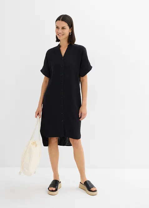 Skjorkl&auml;nning av ren bomull, bonprix