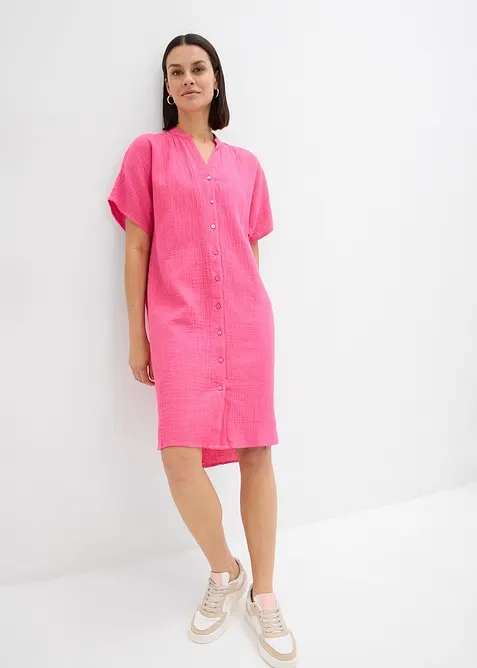 Skjorkl&auml;nning av ren bomull, bonprix