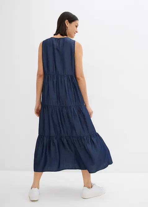 Kl&auml;nning av sl&auml;t lyocell, bonprix