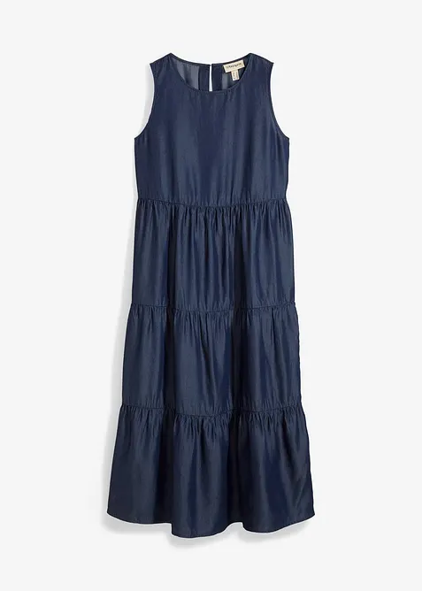 Kl&auml;nning av sl&auml;t lyocell, bonprix