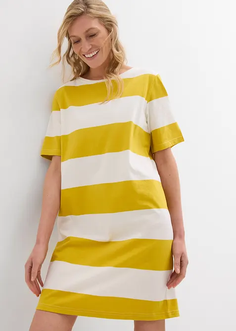 Kl&auml;nning i boxy modell av ekologisk bomull, bonprix