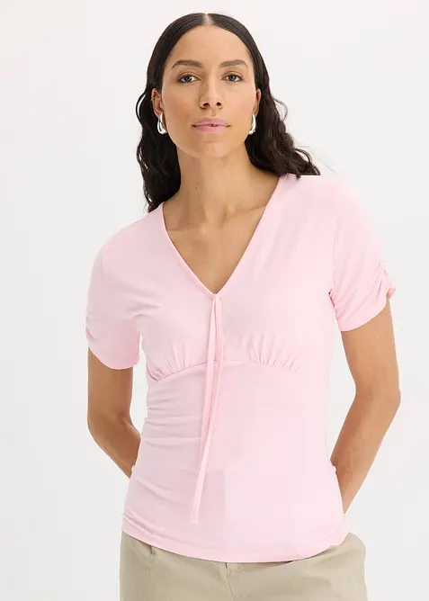 Topp med rynkning, bonprix