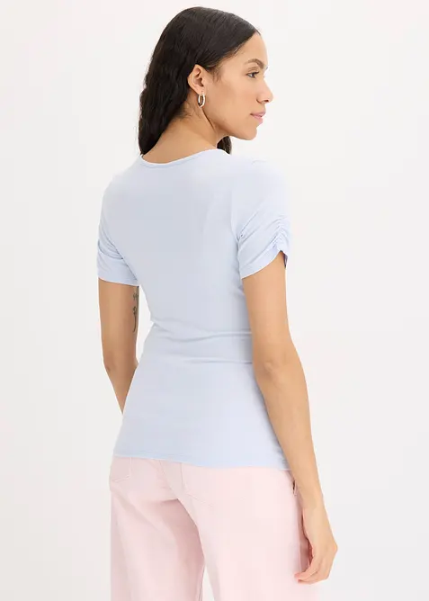 Topp med rynkning, bonprix