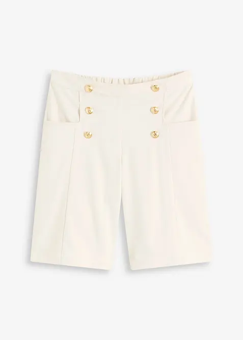 Bermudashorts med dekorativa knappar, bonprix