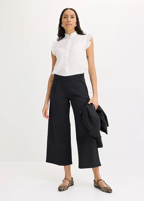 Tunn ärmlös blus, bonprix