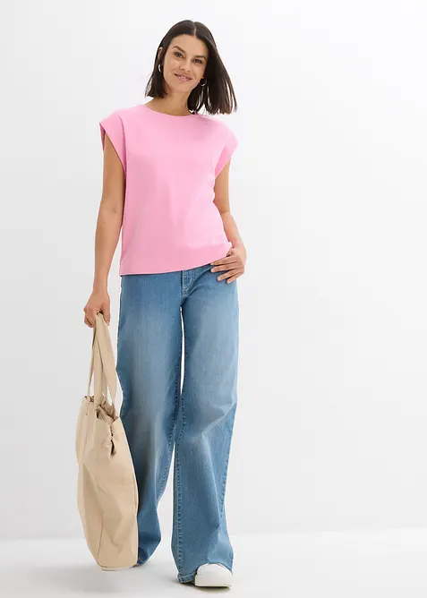 Topp av ren ekologisk bomull, bonprix