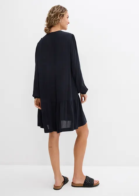 Tunikaklänning i böljande viskos, bonprix