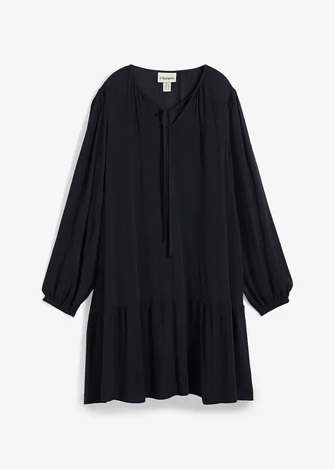 Tunikaklänning i böljande viskos, bonprix