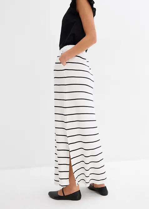 Maxikjol av ren bomull, bonprix