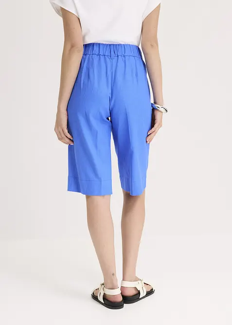 Vida bermudas i luftig linnemix, bonprix