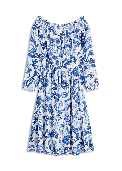 Singoallaklänning av viskos med struktur, bonprix