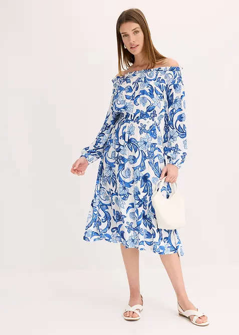 Singoallaklänning av viskos med struktur, bonprix