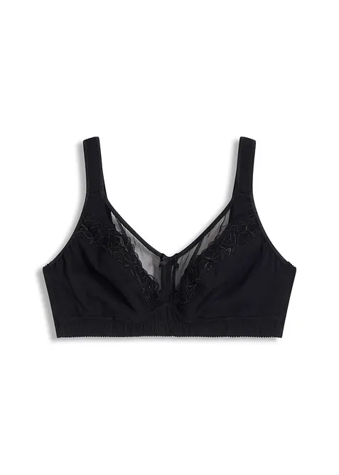 Avlastande BH utan bygel, med bomull, bonprix