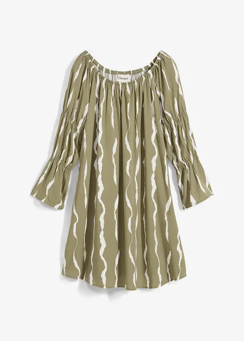 Singoallaklänning av mjuk viskos, bonprix