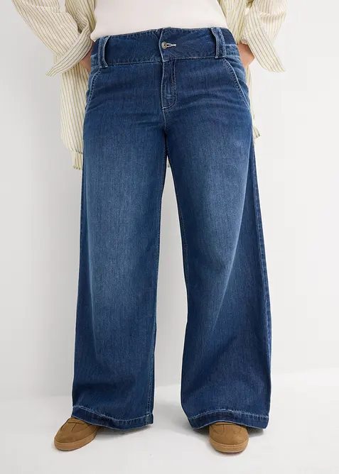 Wide Leg Jeans, High Waist, bonprix