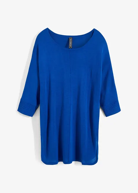 Finstickad tröja med 3/4-ärm, bonprix