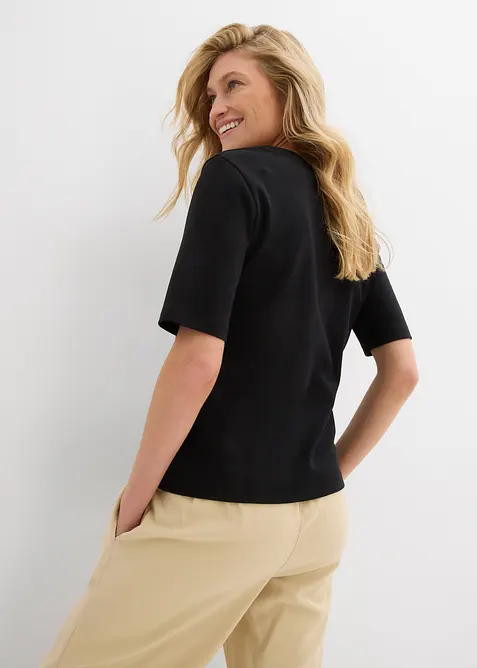 T-shirt av ren ekologisk bomull, bonprix