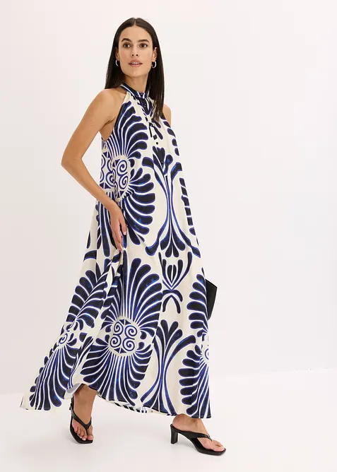 Vid maxiklänning i följsam viskos, bonprix