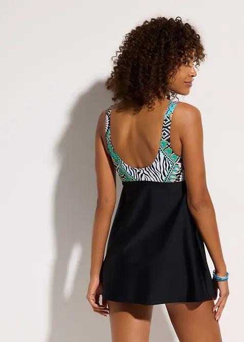 Baddräktsklänning med rosett, bonprix