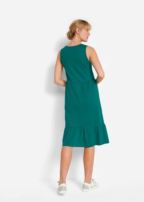 Jerseykl&auml;nning i ren bomull, bonprix