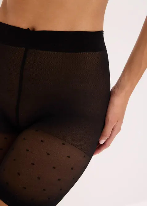 Anti skav-cykelbyxa i svalkande polyamid (40 den), bonprix