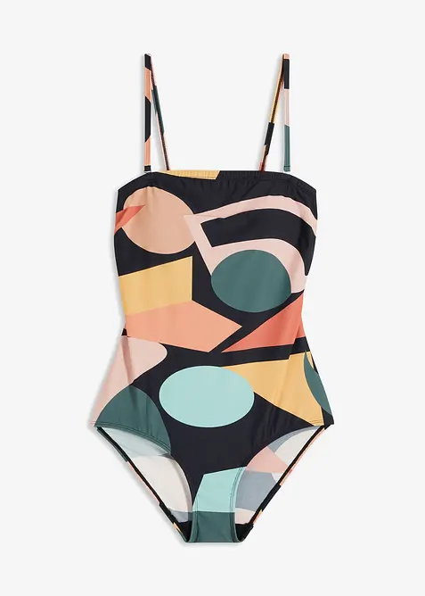 Baddräkt med lätt formande effekt och återvunnen polyamid, bonprix