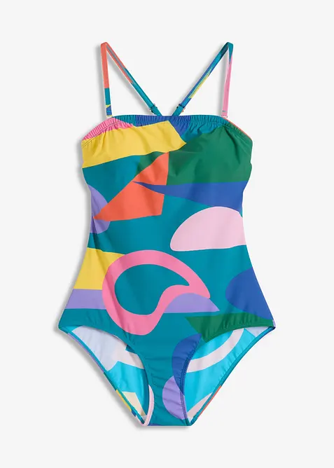 Baddr&auml;kt med l&auml;tt formande effekt och &aring;tervunnen polyamid, bonprix