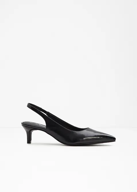 Slingbackpumps med smal klack, bonprix