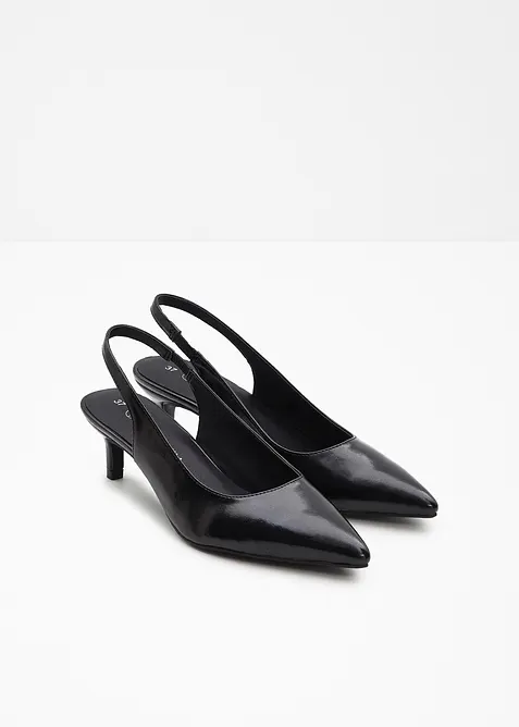 Slingbackpumps med smal klack, bonprix