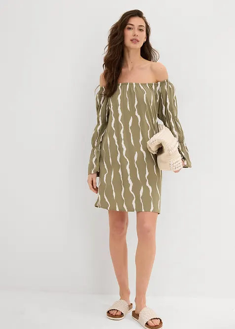 Singoallaklänning av mjuk viskos, bonprix