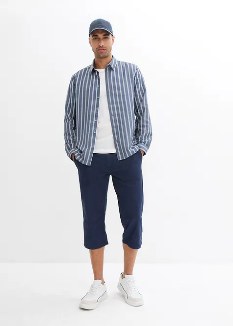 L&aring;nga bermudas med p&aring;sydda fickor, Regular Fit, bonprix