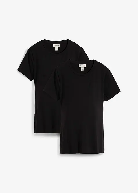 Mamma-/amningstopp med ekologisk bomull (2-pack), bonprix