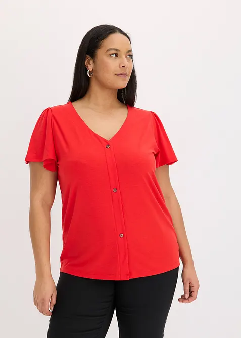 Topp med knappsl&aring;, bonprix