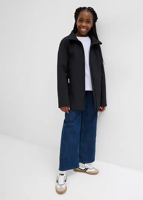 Softshelljacka med avtagbar huva, vattenavvisande, bonprix