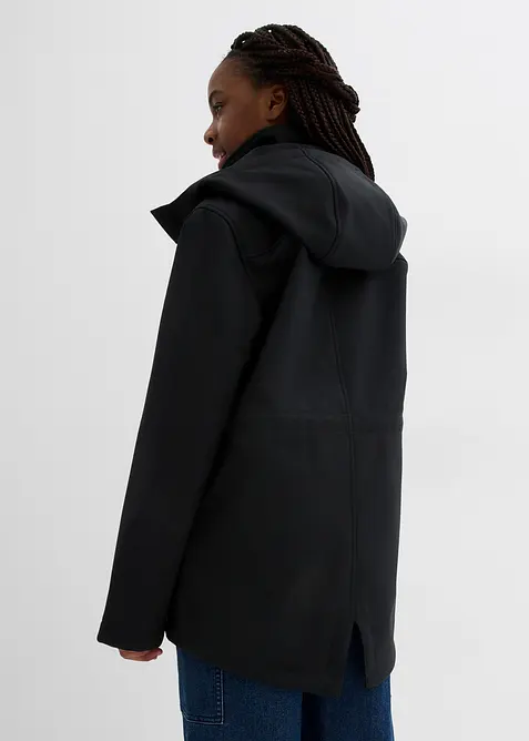 Softshelljacka med avtagbar huva, vattenavvisande, bonprix