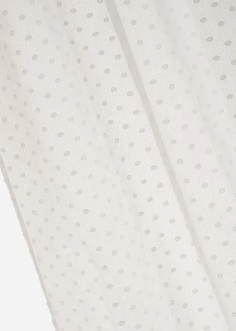 Gardin med jacquardprickar (1-pack), bonprix