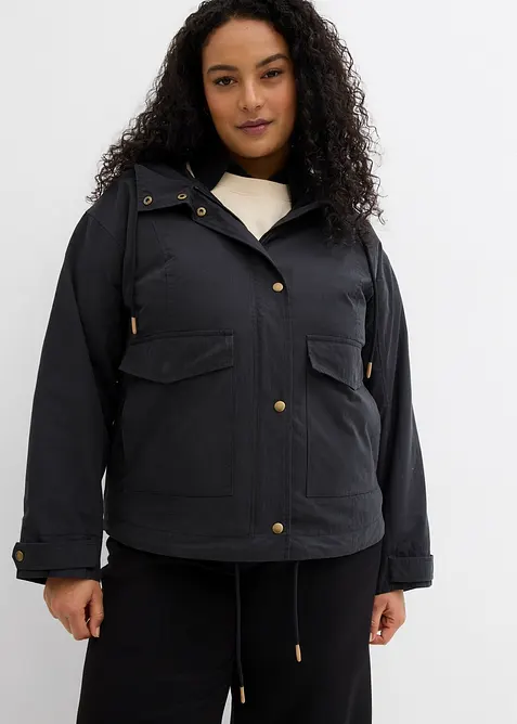 Höst- och vårjacka med huva, bonprix