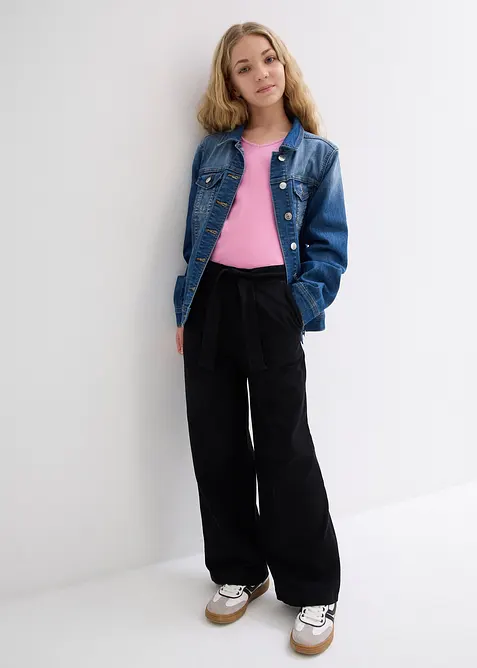 Culotter med res&aring;rmidja och ekologisk bomull, bonprix