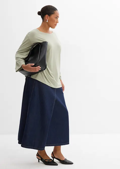 Off shoulder-topp i mjuk modalmix, bonprix