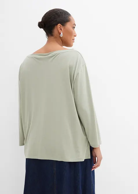 Off shoulder-topp i mjuk modalmix, bonprix