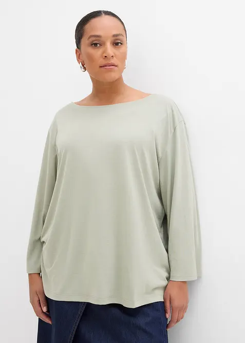 Off shoulder-topp i mjuk modalmix, bonprix