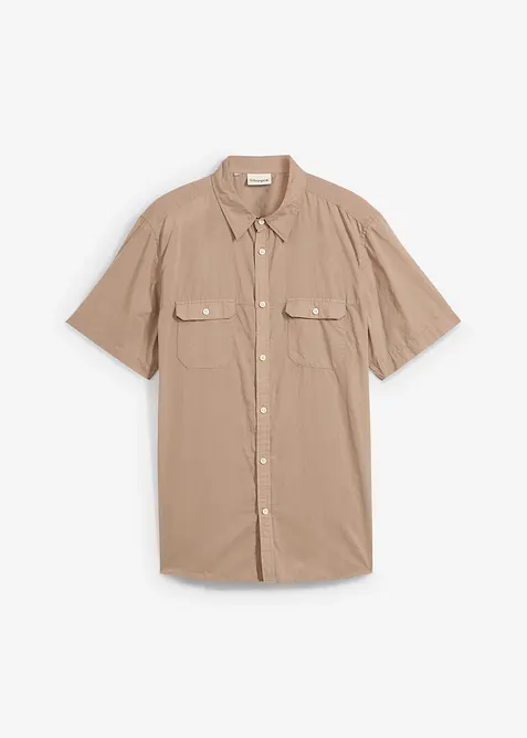 Kort&auml;rmad skjorta i ren bomull, bonprix