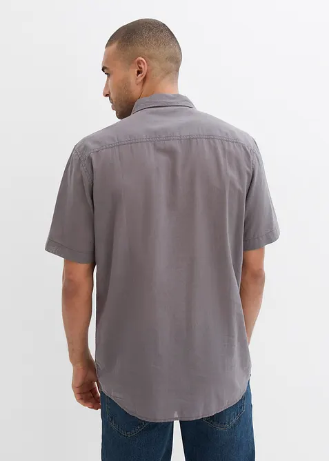 Kortärmad skjorta i ren bomull, bonprix
